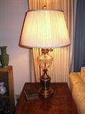 one of a pair of EXCEPTIONAL signed Stiffel lamps