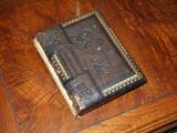 1800s photo album, full of tintypes and photo cards