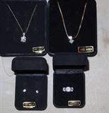 these are 14k and 18k gold with Diamonique