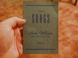 original vintage Hank Williams songbook