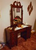 Mahogany dresser/vanity