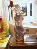 signed Dorothy Thorpe Lucite sculpture