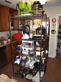 some of the 100+ BRAND NEW kitchen appliances, mostly upper end brands