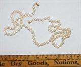 vintage pearl and 14K necklace (1 of 2 available)