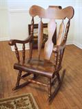 heavy vintage rocking chair, NICE!