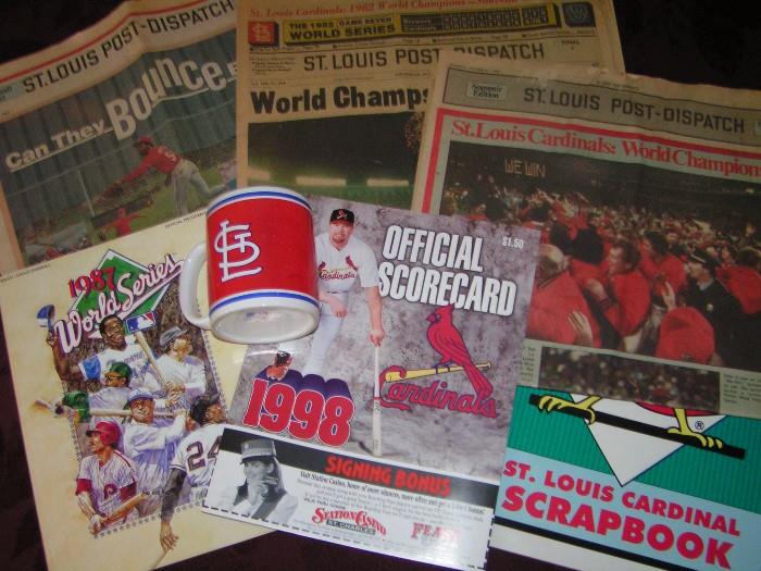 St. Louis Cardinals sports memorabilia 