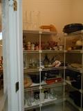 Pantry items, pots and pans