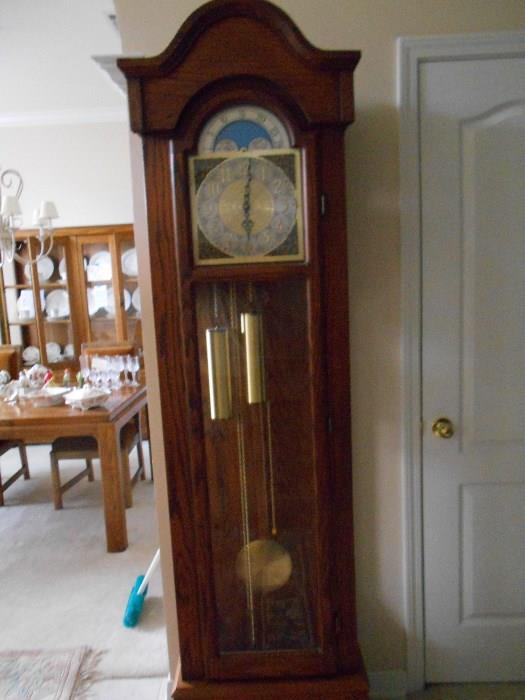 29 1/2 day Moon Dial Grandfather Clock