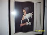 beatiful picture of pioneer girl with cat
professionally framed