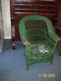 wicker chair sits great!