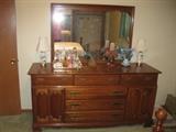 Triple dresser with mirror   $150