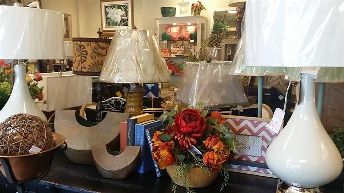 Assorted lamps and accessories