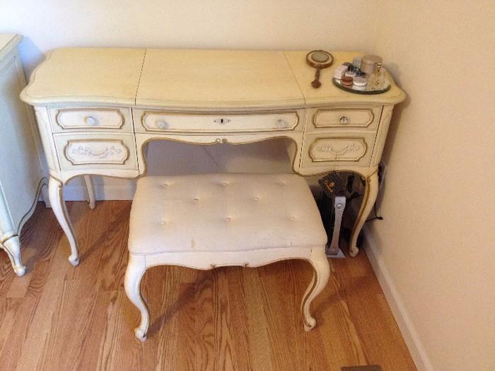 French Provincial Vanity & Stool