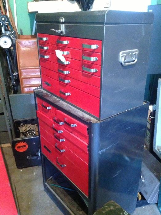 Vintage Montgomery Ward tool chest