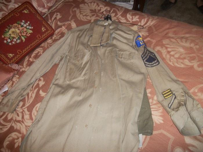WWII Army uniform.