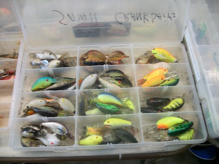 one of over 40 boxes of lures