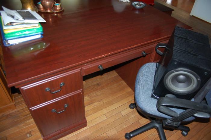 Desk, & Chair 