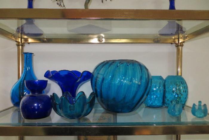 More Glass on Brass & Glass Display Shelf