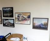 New York Central & Railroad Art