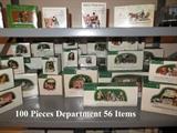 About 100 Pieces Of Department 56 Village Figurines