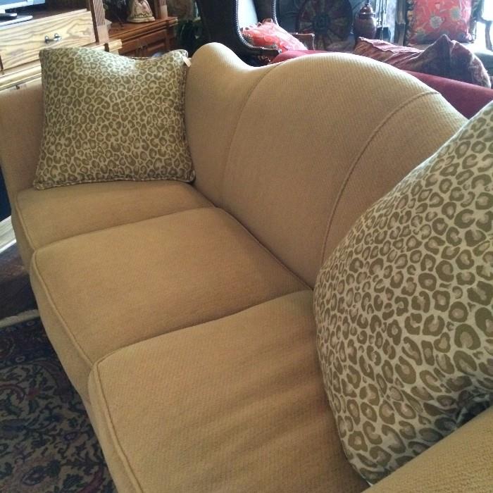      Great condition - sofa and leopard pillows