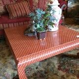           Square Asian style coffee table