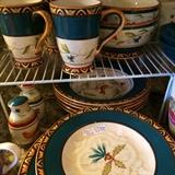       Fitz and Floyd "Global Market" dishes