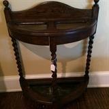       Antique barley twist umbrella stand