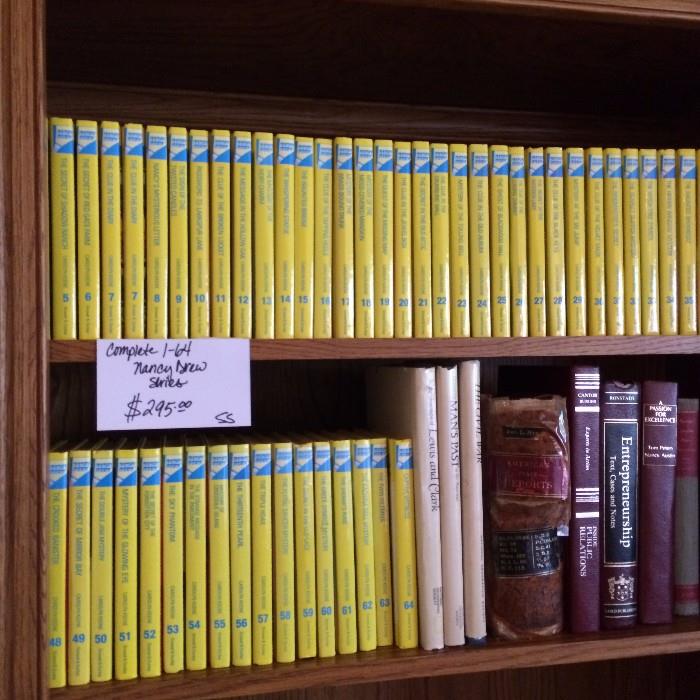      Complete set of Nancy Drew books