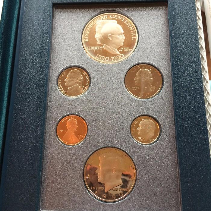       United States Mint 1990 Prestige Set coins
