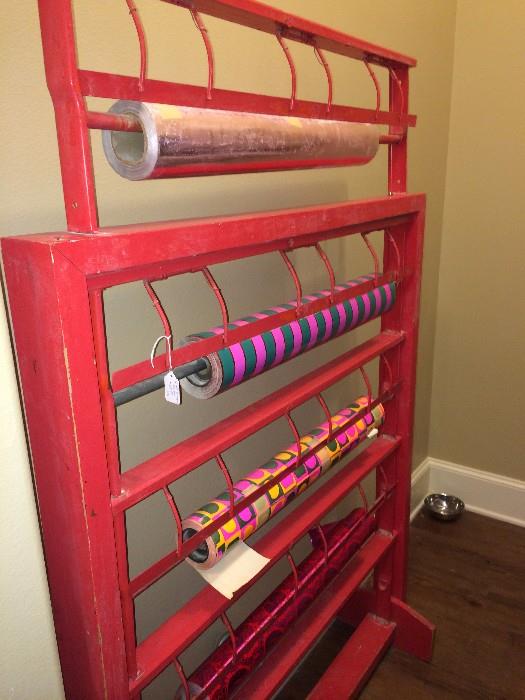           Gift wrapping rack