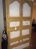          French style antique wardrobe