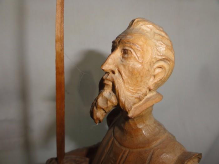 020 - Don Quixote Wood Carving
