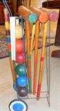 Vintage croquet set