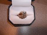 diamond and 14 karat gold ring (item not kept on property.  Shown by appointment only)