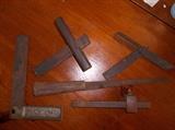 Assorted primitive carpenter tools