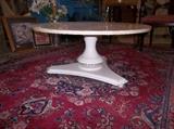 Marble top coffee table