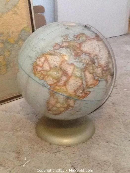 Globe And Map