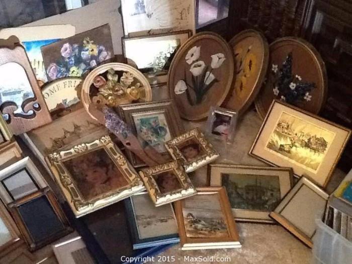 Assorted Art And Frames