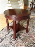 Mahogany Round Table
