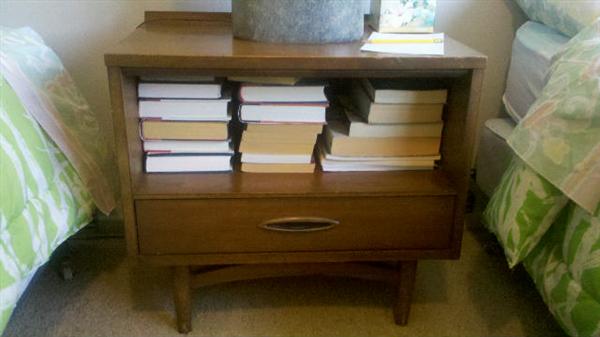 Mid century bedside table. Set of 2.