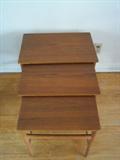 Beautiful mid century nesting tables.