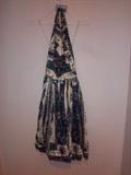 1950s cotton halter sundress