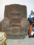 Chocolate brown recliner