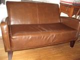 sofa leather love seat loveseat