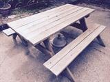 Custom Hand Made Picnic Table, bigger than your normal store bought table  $50.00