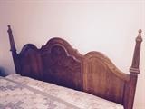 View of the Thomasville Fine Wood Burl Head Board