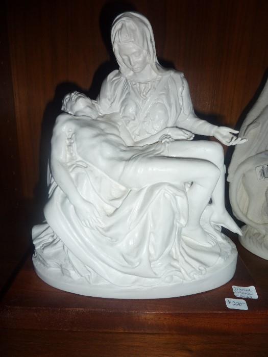 Vintage Pieta Statue / Jesus and Madonna byJoanna G. Kendall - signed