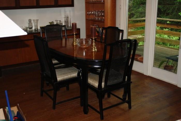 Century Furniture Asian style Dining Table & Chairs
