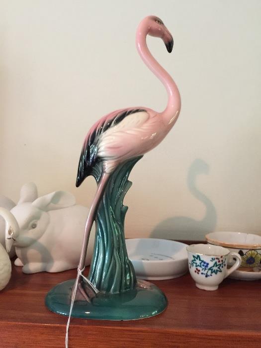 Will George flamingo statue